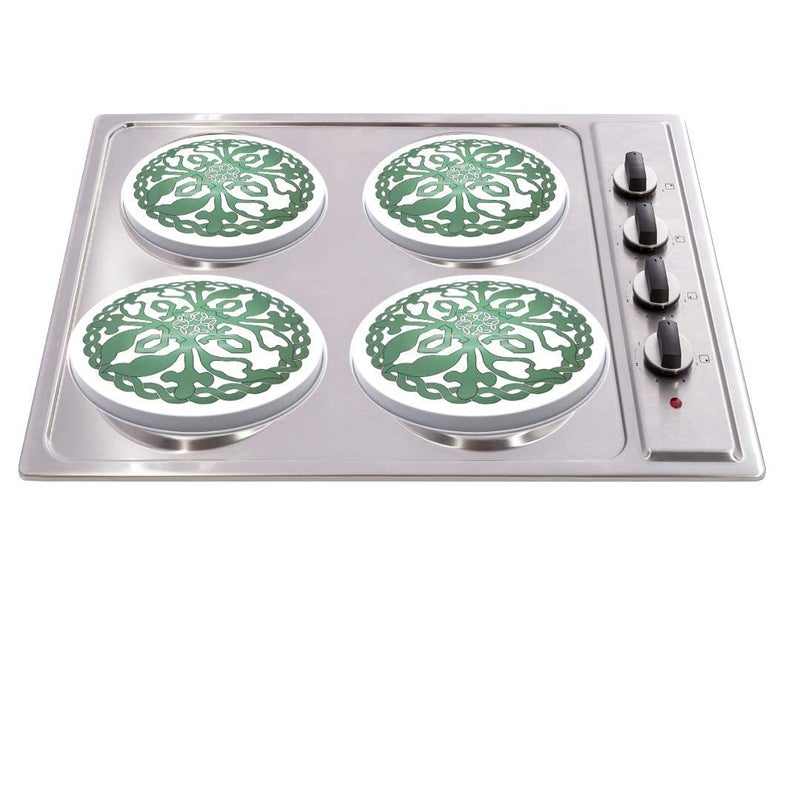 Robbins Aria Electric Stove Burner Covers - Protect Stovetop - Set of 4, 10 and 8 inches -Irish Celtic Electric Stove Covers - Image 5